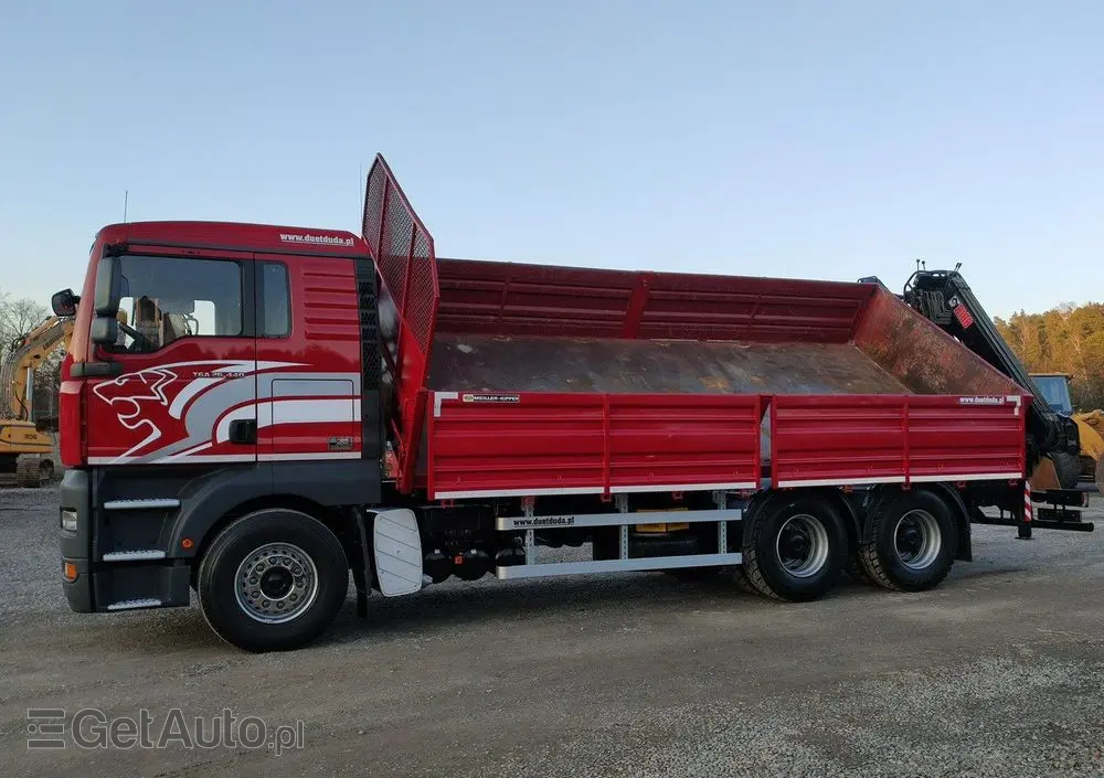 MAN Man 26.440 6x4 HDS HIAB 166 B-3 DUO Wywrotka Meiller 2-stronna 