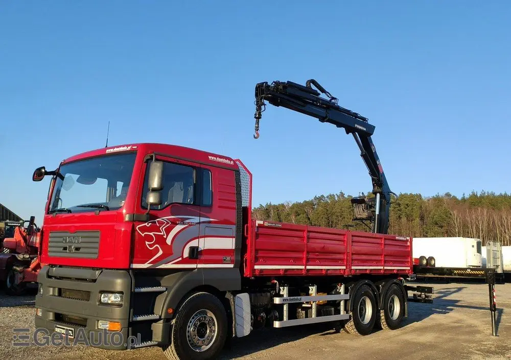 MAN Man 26.440 6x4 HDS HIAB 166 B-3 DUO Wywrotka Meiller 2-stronna 
