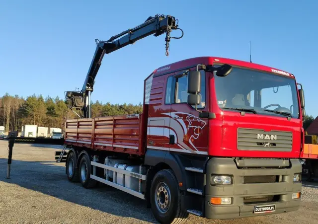 MAN Man 26.440 6x4 HDS HIAB 166 B-3 DUO Wywrotka Meiller 2-stronna 