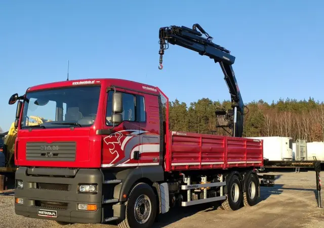 MAN Man 26.440 6x4 HDS HIAB 166 B-3 DUO Wywrotka Meiller 2-stronna 