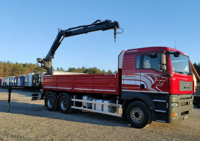 MAN Man 26.440 6x4 HDS HIAB 166 B-3 DUO Wywrotka Meiller 2-stronna 