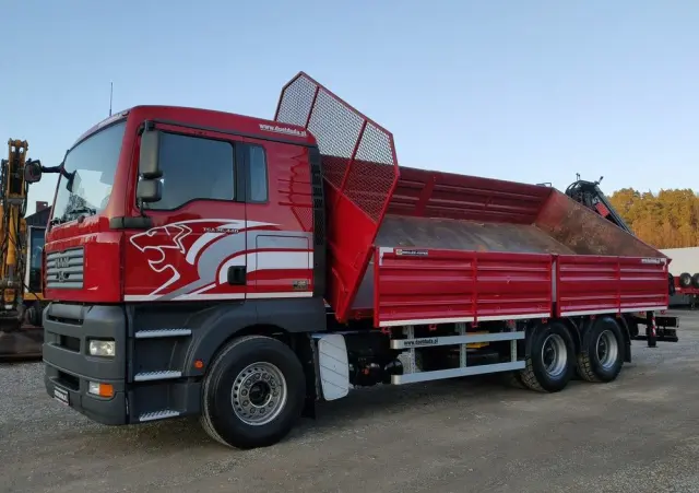 MAN Man 26.440 6x4 HDS HIAB 166 B-3 DUO Wywrotka Meiller 2-stronna 