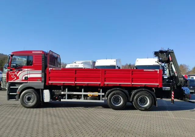 MAN Man 26.440 6x4 HDS HIAB 166 B-3 DUO Wywrotka Meiller 2-stronna 
