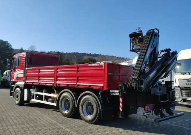 MAN Man 26.440 6x4 HDS HIAB 166 B-3 DUO Wywrotka Meiller 2-stronna 