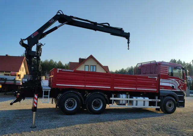 MAN Man 26.440 6x4 HDS HIAB 166 B-3 DUO Wywrotka Meiller 2-stronna 