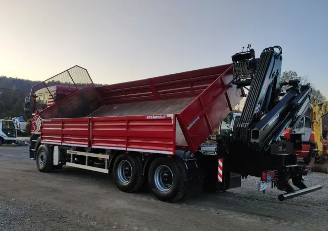 MAN Man 26.440 6x4 HDS HIAB 166 B-3 DUO Wywrotka Meiller 2-stronna 