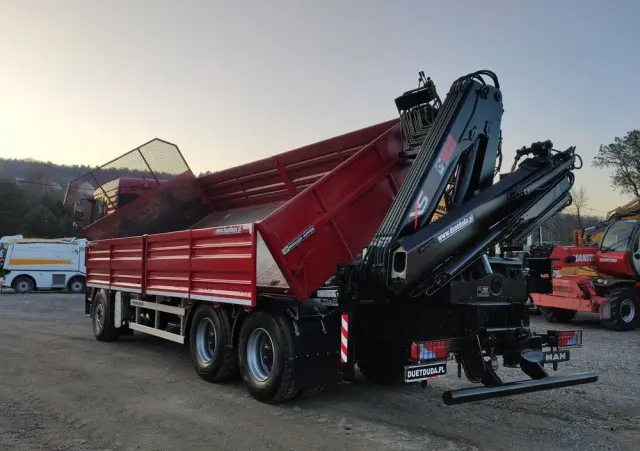 MAN Man 26.440 6x4 HDS HIAB 166 B-3 DUO Wywrotka Meiller 2-stronna 