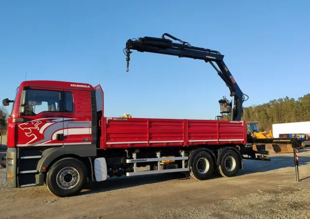 MAN Man 26.440 6x4 HDS HIAB 166 B-3 DUO Wywrotka Meiller 2-stronna 