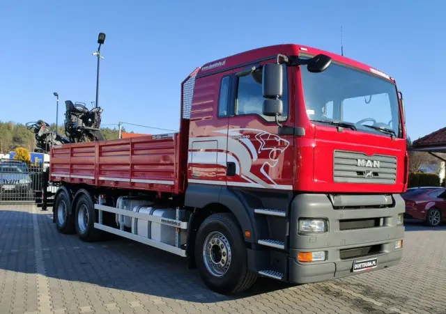 MAN Man 26.440 6x4 HDS HIAB 166 B-3 DUO Wywrotka Meiller 2-stronna 