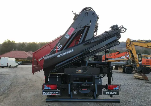 MAN Man 26.440 6x4 HDS HIAB 166 B-3 DUO Wywrotka Meiller 2-stronna 