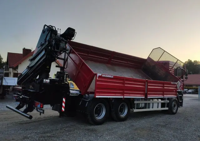 MAN Man 26.440 6x4 HDS HIAB 166 B-3 DUO Wywrotka Meiller 2-stronna 