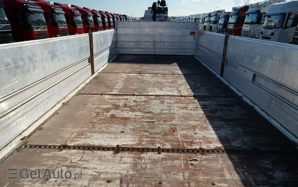 ORTEN PRZYCZEPA BURTOWA 6,5M / DO BUDOWLANKI / OŚ PODNOSZONA / SAF / 