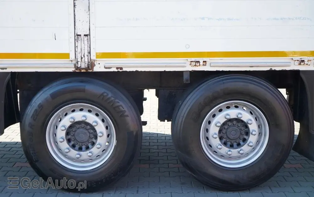 ORTEN PRZYCZEPA BURTOWA 6,5M / DO BUDOWLANKI / OŚ PODNOSZONA / SAF / 