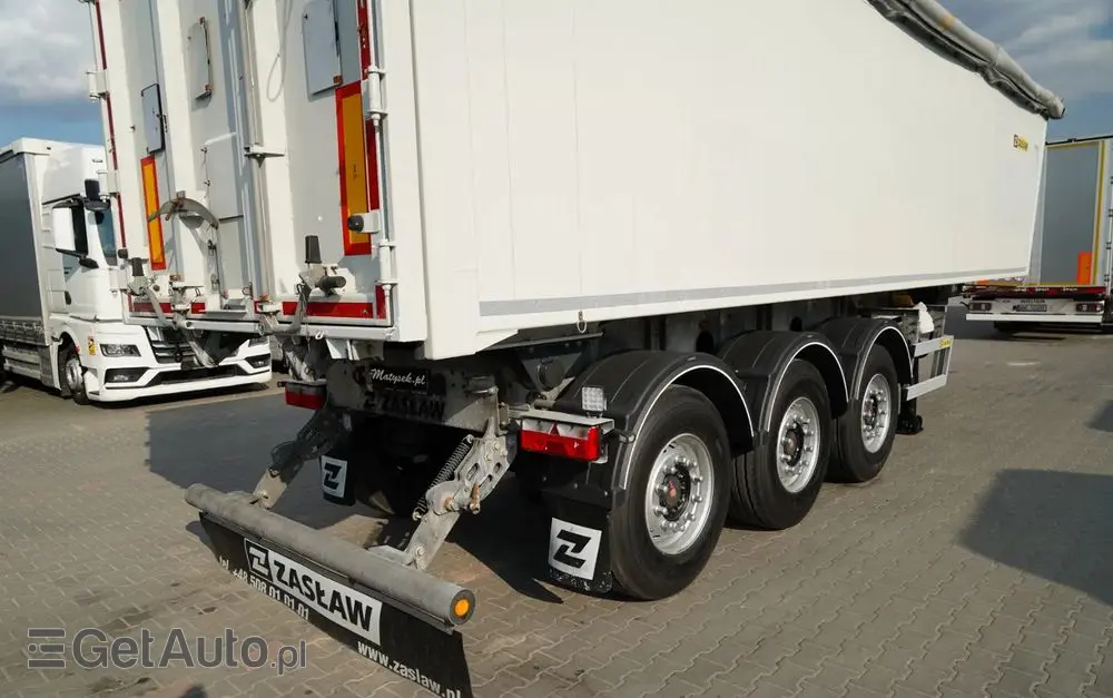 ZASLAW WYWROTKA ALUMINIOWA / 43 m3 /  OŚ PODNOSZONA / OSIE SAF 