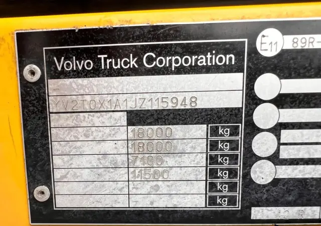 VOLVO FL 250 / Euro 6 / Rama do zabudowy / 