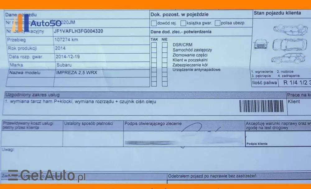 SUBARU WRX STI 2.5 Sport