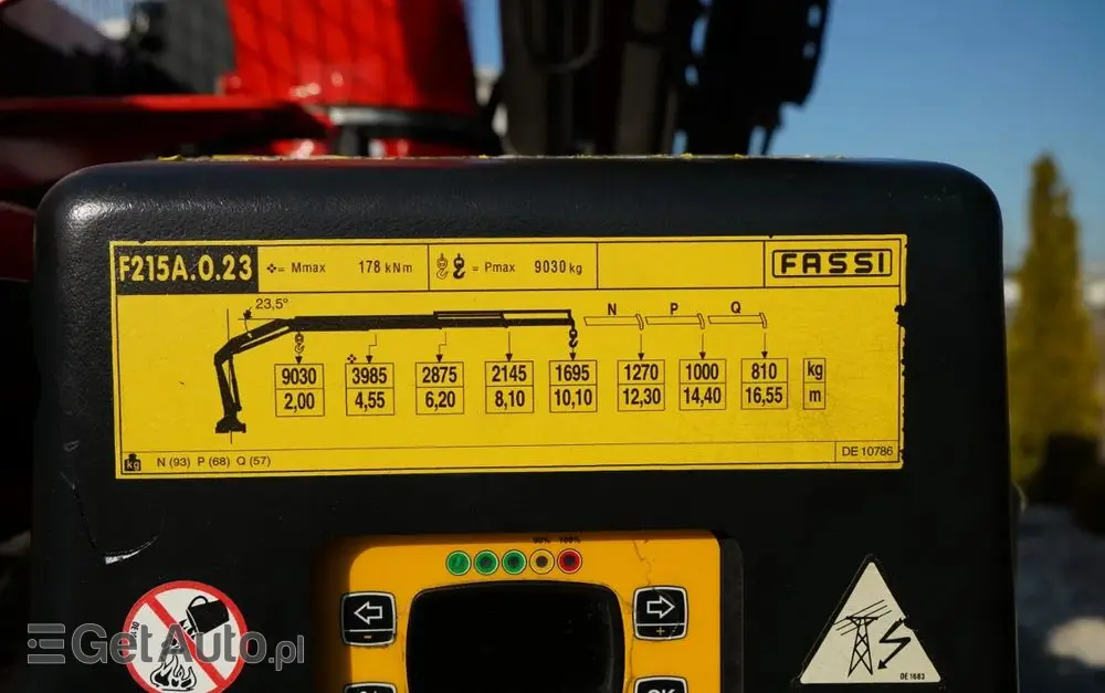 RENAULT C 430 / 6x4 / SKRZYNIOWY 7,2 M + HDS FASSI F215A / WYSÓW 10 M / STEROWANIE RADIOWE / WIDŁY / ROTATOR 
