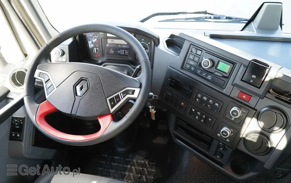 RENAULT C 430 / 6x4 / SKRZYNIOWY 7,2 M + HDS FASSI F215A / WYSÓW 10 M / STEROWANIE RADIOWE / WIDŁY / ROTATOR 