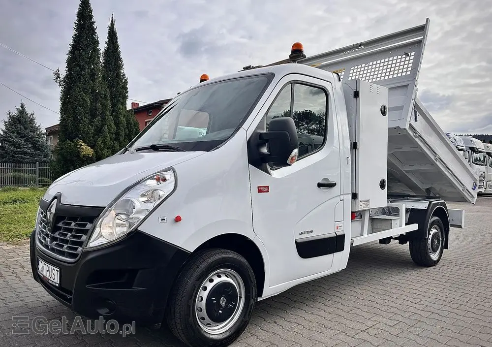RENAULT MASTER 2.3 125KM BEZ ADBLUE / WYWROTKA GRUAU / WYCIĄG / FAKTURA VAT 23% 