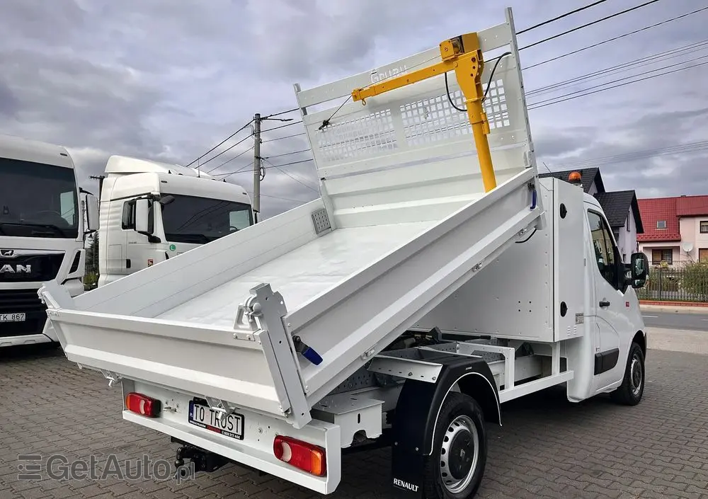 RENAULT MASTER 2.3 125KM BEZ ADBLUE / WYWROTKA GRUAU / WYCIĄG / FAKTURA VAT 23% 