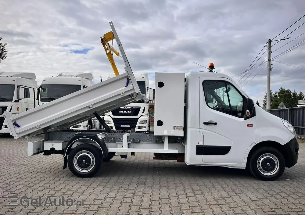 RENAULT MASTER 2.3 125KM BEZ ADBLUE / WYWROTKA GRUAU / WYCIĄG / FAKTURA VAT 23% 