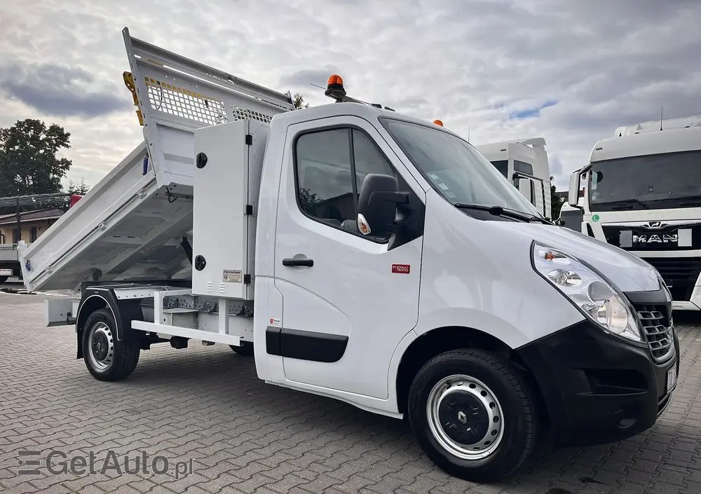 RENAULT MASTER 2.3 125KM BEZ ADBLUE / WYWROTKA GRUAU / WYCIĄG / FAKTURA VAT 23% 