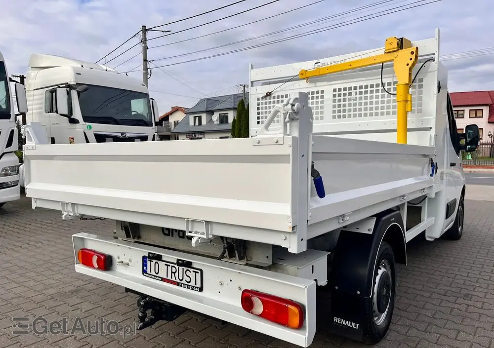 RENAULT MASTER 2.3 125KM BEZ ADBLUE / WYWROTKA GRUAU / WYCIĄG / FAKTURA VAT 23% 