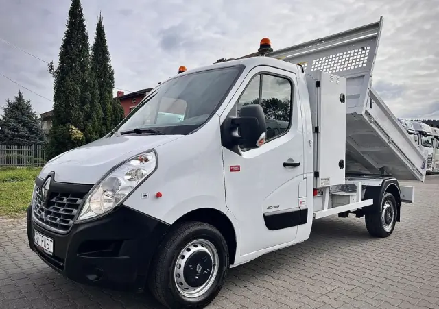 RENAULT MASTER 2.3 125KM BEZ ADBLUE / WYWROTKA GRUAU / WYCIĄG / FAKTURA VAT 23% 