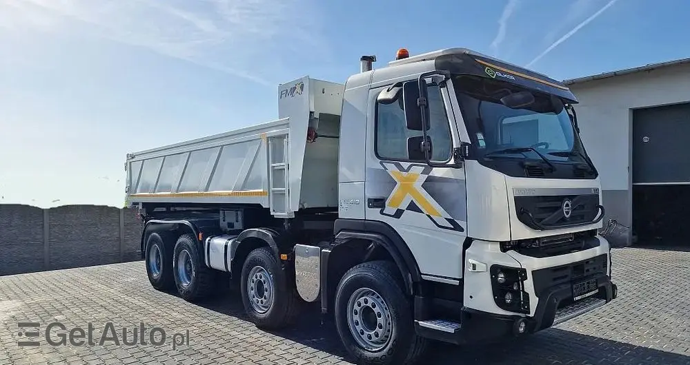 VOLVO Fmx 410 8x4 Kiper Hydroburta Wywrot Nowe Opony 