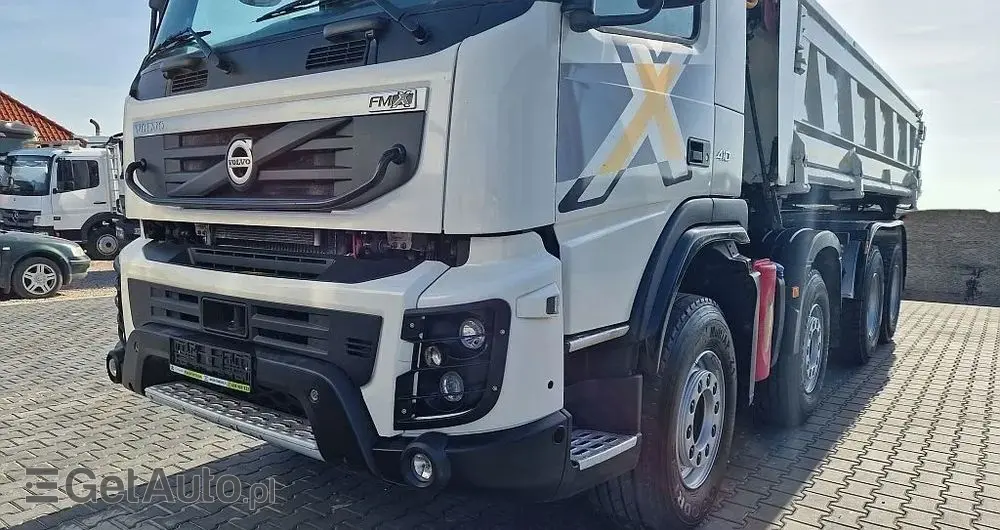 VOLVO Fmx 410 8x4 Kiper Hydroburta Wywrot Nowe Opony 
