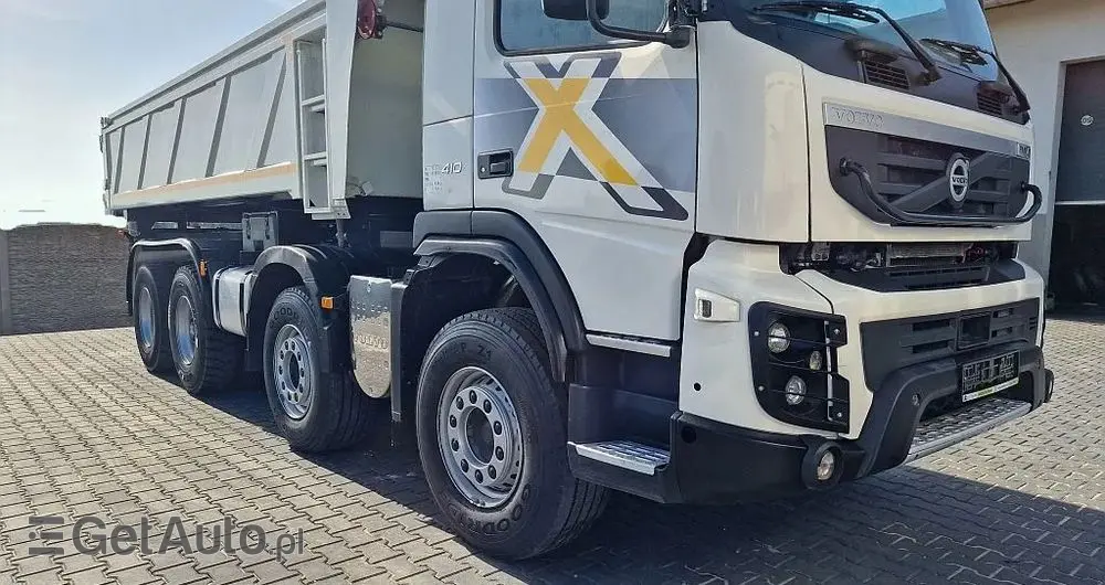 VOLVO Fmx 410 8x4 Kiper Hydroburta Wywrot Nowe Opony 