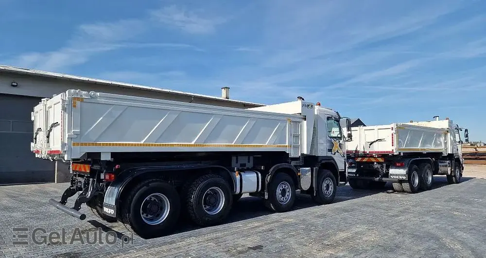 VOLVO Fmx 410 8x4 Kiper Hydroburta Wywrot Nowe Opony 