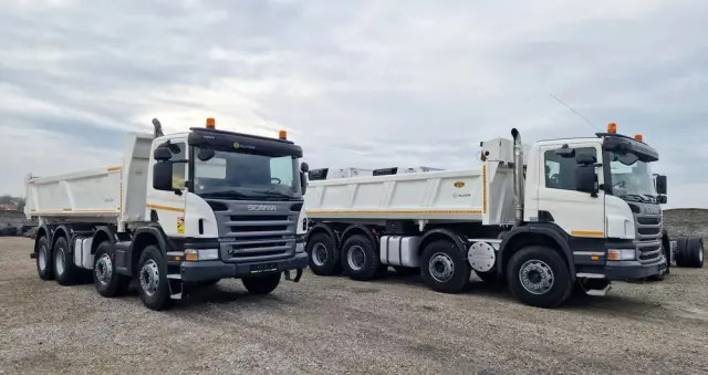 VOLVO Fmx 410 8x4 Kiper Hydroburta Wywrot Nowe Opony 