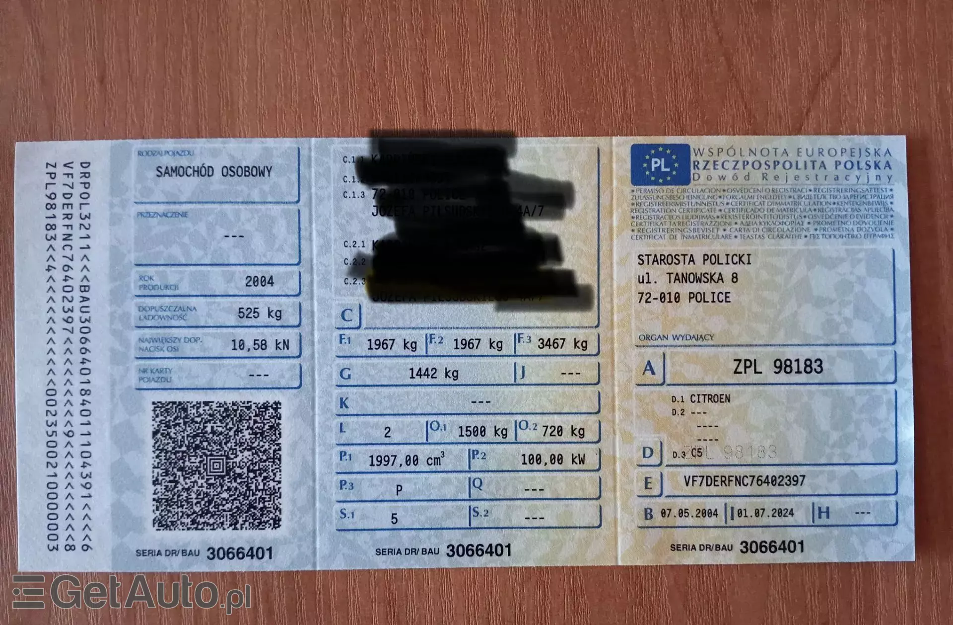 CITROEN C5 2.0i 16V (136 KM)