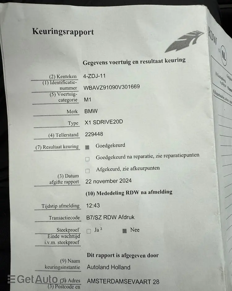 BMW X1 SDrive20d EfficientDynamics Edition