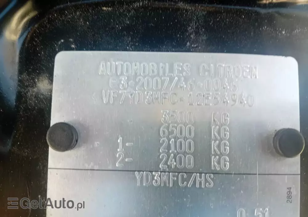 CITROËN Jumper Brygadówka 