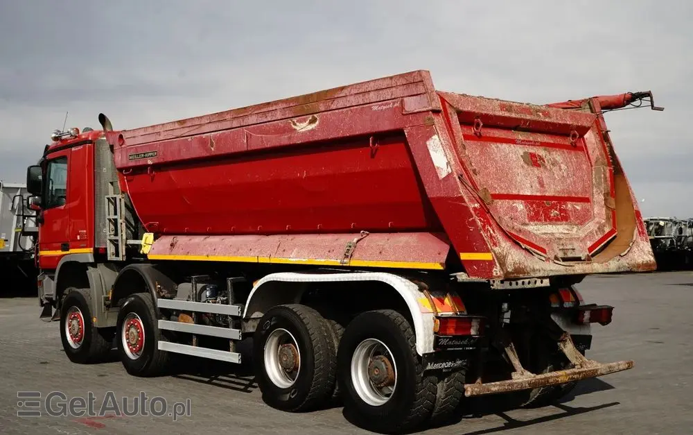 MERCEDES-BENZ ACTROS 4144 / 8x8 / WYWROTKA TYLNOZSYPOWA / MEILLER  KIPPER  / EURO 5 