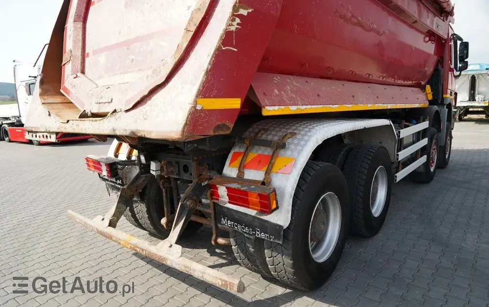 MERCEDES-BENZ ACTROS 4144 / 8x8 / WYWROTKA TYLNOZSYPOWA / MEILLER  KIPPER  / EURO 5 