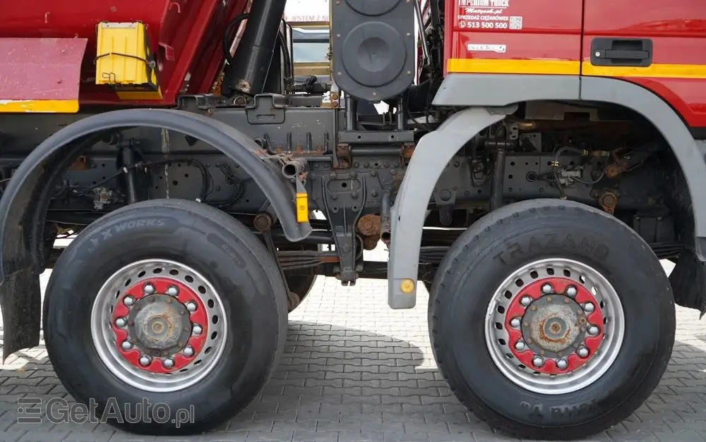 MERCEDES-BENZ ACTROS 4144 / 8x8 / WYWROTKA TYLNOZSYPOWA / MEILLER  KIPPER  / EURO 5 