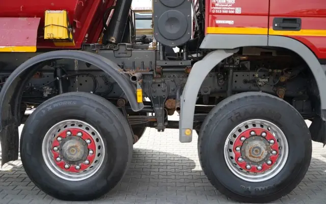 MERCEDES-BENZ ACTROS 4144 / 8x8 / WYWROTKA TYLNOZSYPOWA / MEILLER  KIPPER  / EURO 5 