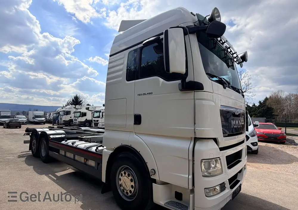 MAN TGX 26.480 / 6x2 / Euro5 / Aso / Bdf / XLX / Laweta / Asenizacyjny 