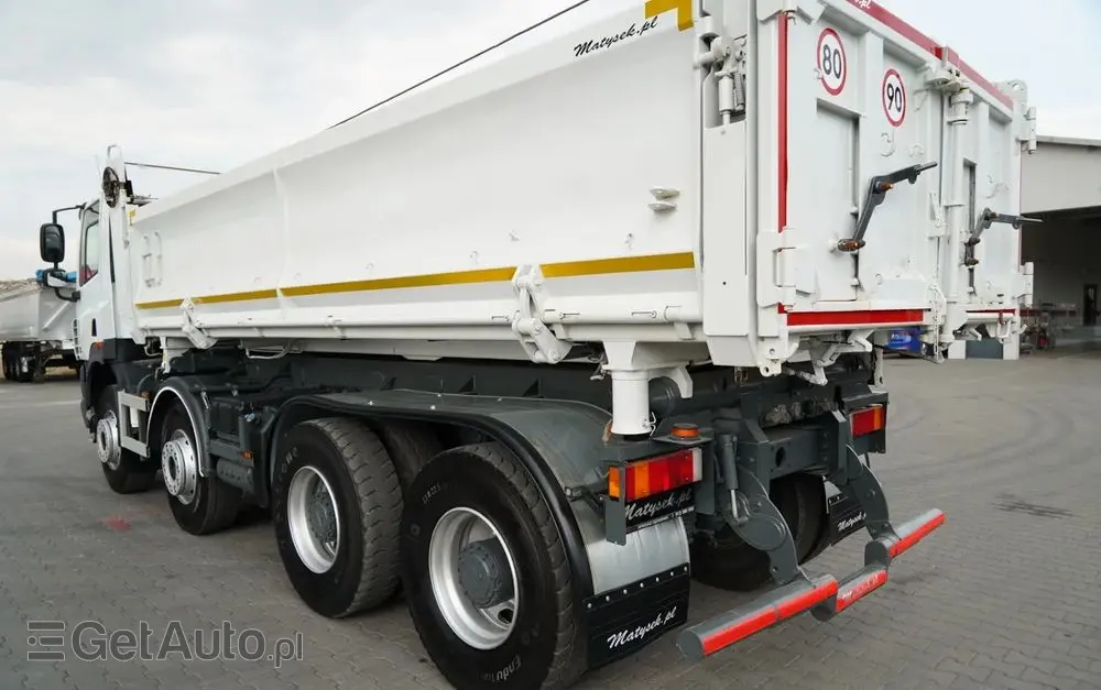 DAF CF 85.410 / 8X4 / WYWROTKA 2 STR / BORDMATIC / HYDROBURTA / SPROWADZONY 