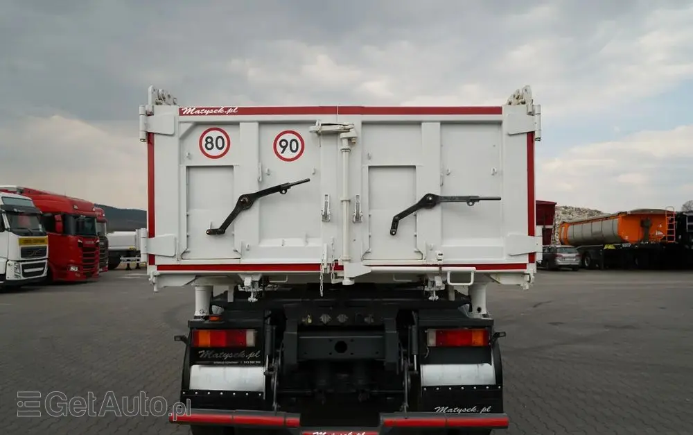 DAF CF 85.410 / 8X4 / WYWROTKA 2 STR / BORDMATIC / HYDROBURTA / SPROWADZONY 