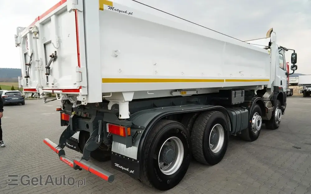 DAF CF 85.410 / 8X4 / WYWROTKA 2 STR / BORDMATIC / HYDROBURTA / SPROWADZONY 