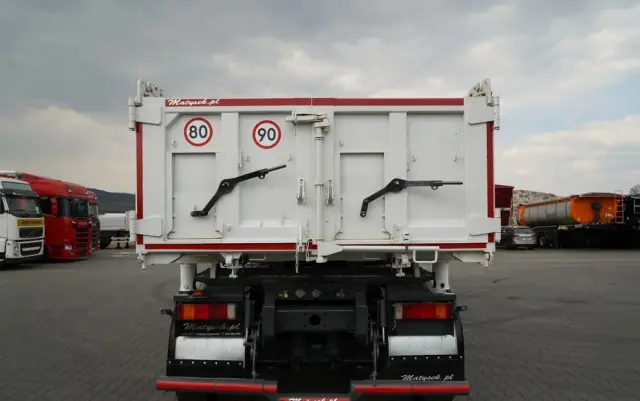 DAF CF 85.410 / 8X4 / WYWROTKA 2 STR / BORDMATIC / HYDROBURTA / SPROWADZONY 