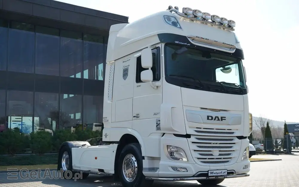DAF XF 530 / RETARDER / KLIMA POSTOJOWA / SUPER SPACE CAB / ALUFELGI 