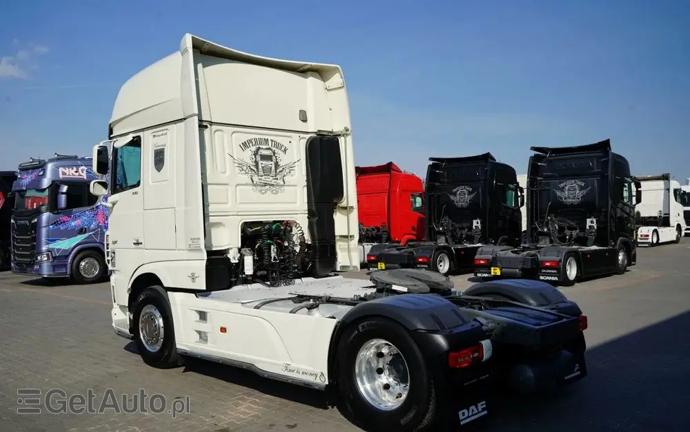 DAF XF 530 / RETARDER / KLIMA POSTOJOWA / SUPER SPACE CAB / ALUFELGI 