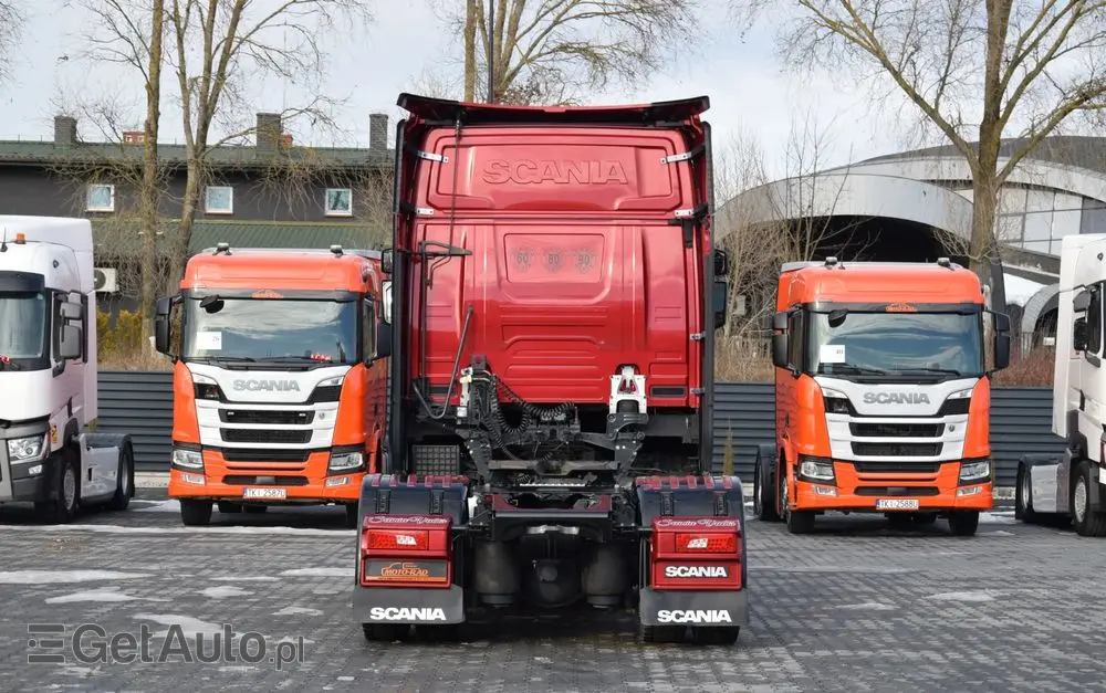SCANIA S500 / FULL AIRMATIC / RETARDER / KLIMATYZACJA POSTOJOWA / ACC / KLIMA / SKÓRA / FULL LEDY / FULL SPOILERY / WERSJA PREMIUM / SERWISOWANA / SPROWADZONA 