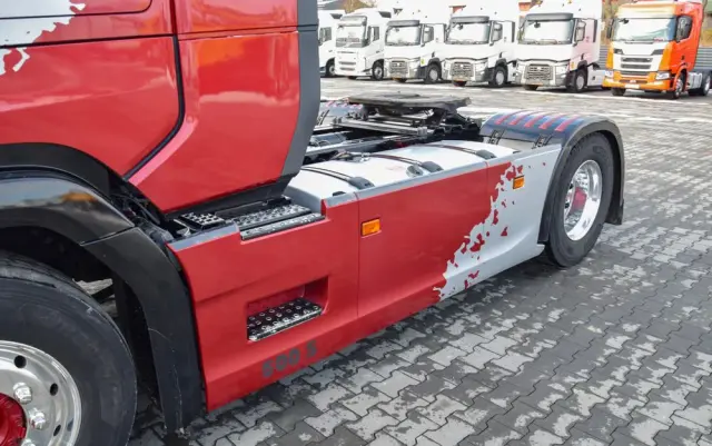 SCANIA S500 / FULL AIRMATIC / RETARDER / KLIMATYZACJA POSTOJOWA / ACC / KLIMA / SKÓRA / FULL LEDY / FULL SPOILERY / WERSJA PREMIUM / SERWISOWANA / SPROWADZONA 