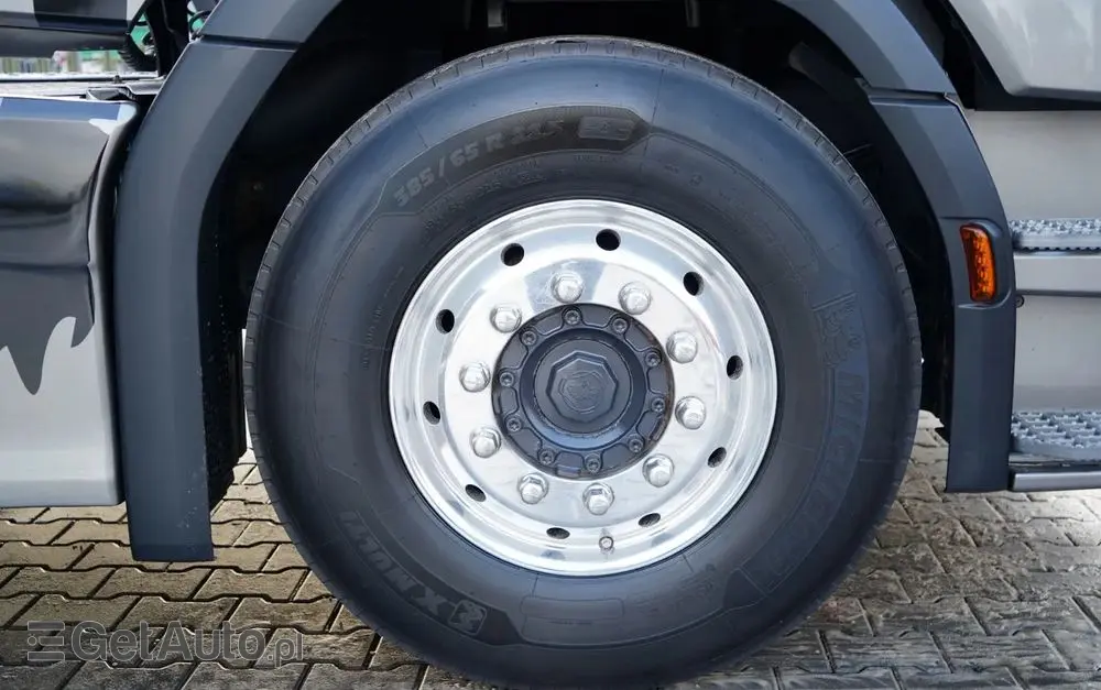 SCANIA S 500 / RETARDER / KLIMA POSTOJOWA / ALUFELGI / SKÓRY / OPONY 100% 